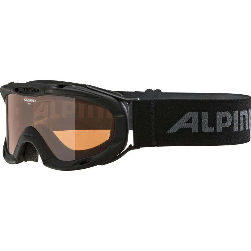 Очки горнолыжные Alpina Ruby S Sh Black Sh S1 детские (арт. A7050433) - 